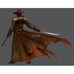Red Steel 2 Swordsman Last Kusagari Cosplay Costume Jacket